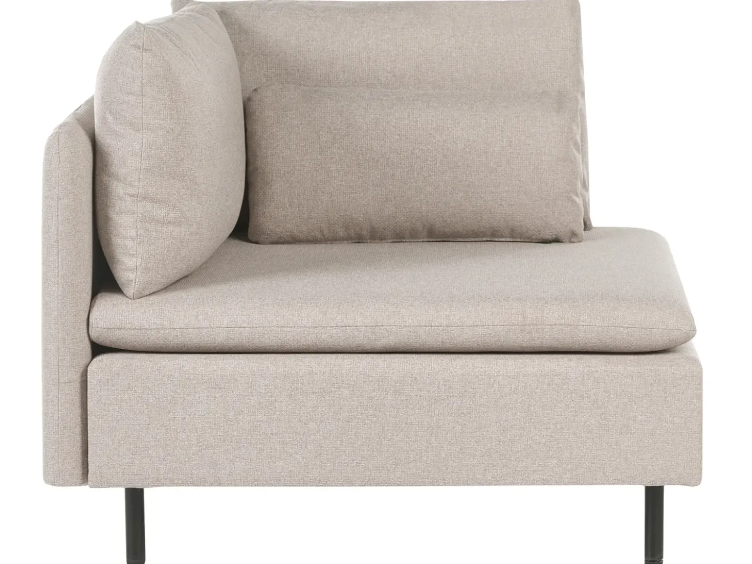 Divano modulare 2 posti EGERIS Tessuto Beige