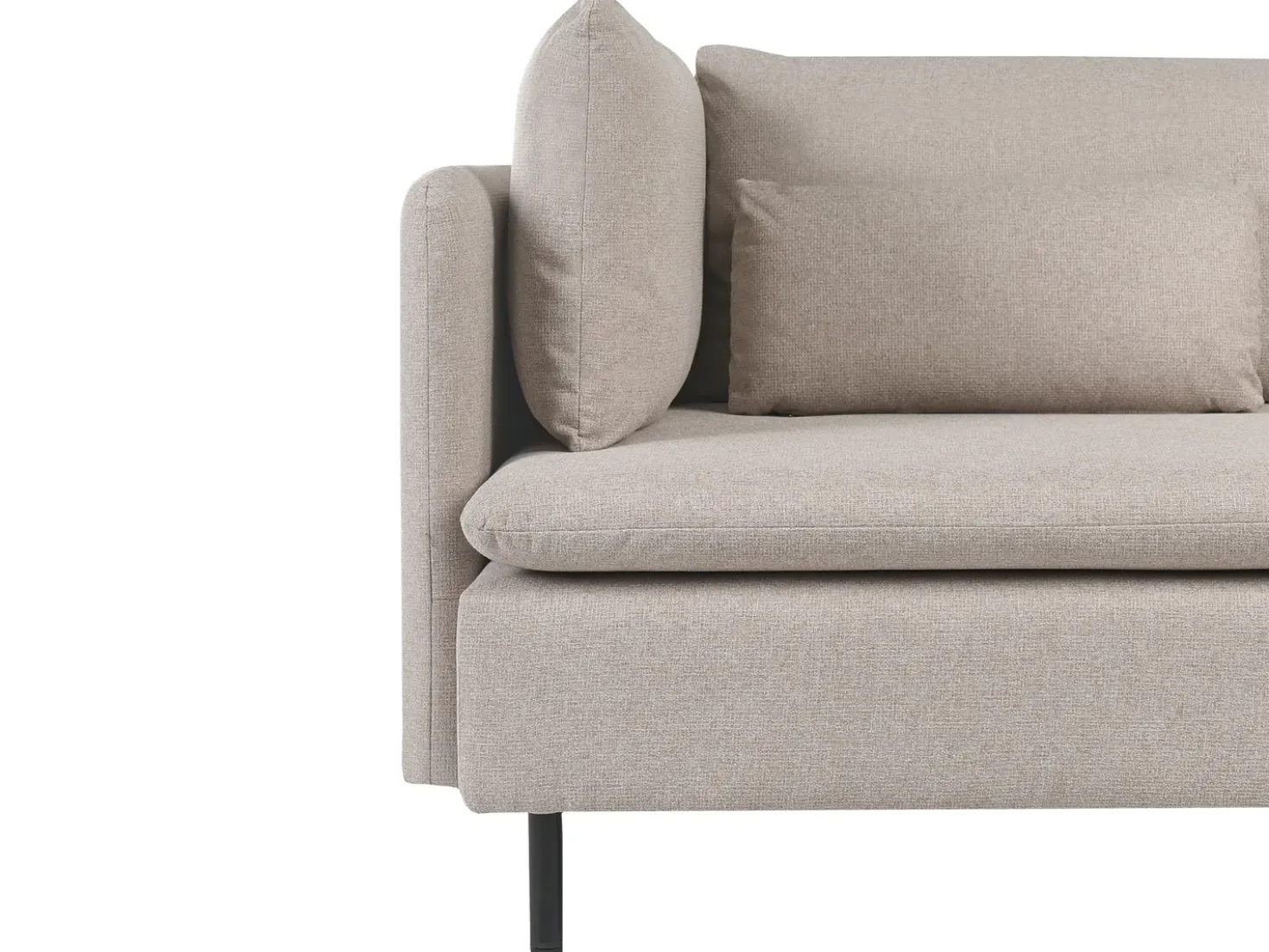 Divano modulare 3 posti EGERIS Tessuto Beige