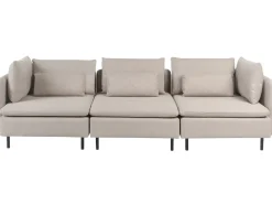 Divano modulare 3 posti EGERIS Tessuto Beige