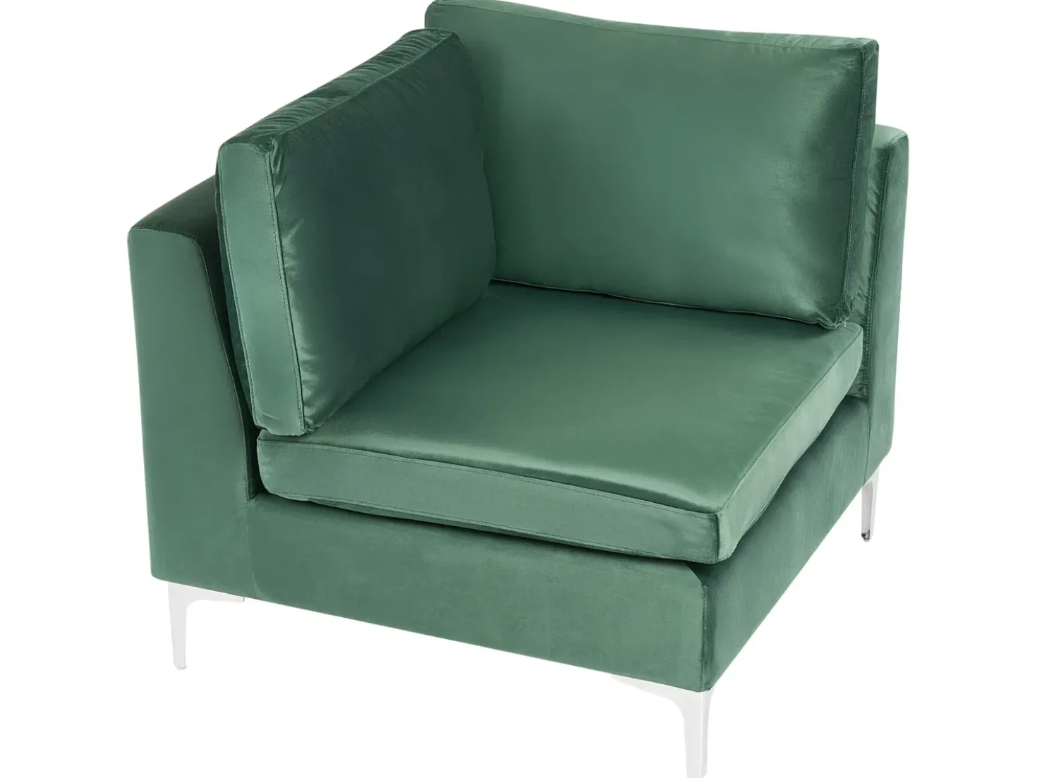 Divano modulare 2 posti EVJA Velluto Verde