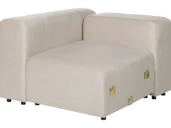 Divano modulare 3 posti FALSTERBO Velluto Beige