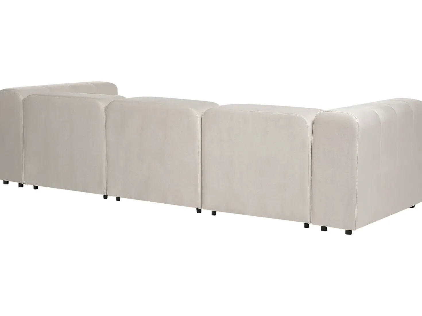 Divano modulare 3 posti FALSTERBO Velluto Beige