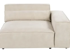 Divano modulare 2 posti HELLNAR Velluto Beige chiaro