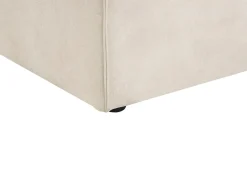 Divano modulare 2 posti HELLNAR Velluto Beige chiaro