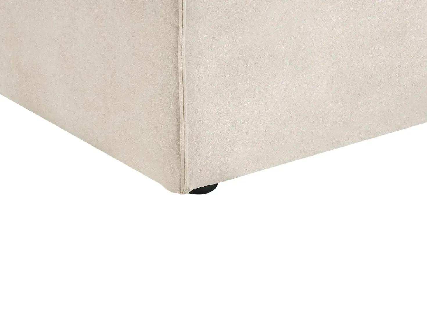 Divano modulare 2 posti HELLNAR Velluto Beige chiaro