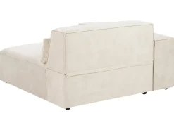 Divano modulare 3 posti HELLNAR Velluto Beige chiaro
