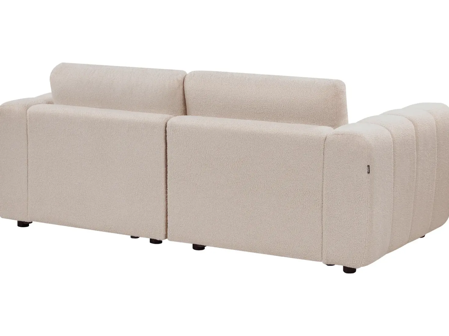 Divano modulare 2 posti KIVVIK Bouclé Beige