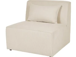 Divano modulare 3 posti LEMVIG Velluto a coste Beige chiaro