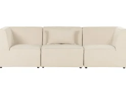 Divano modulare 3 posti LEMVIG Velluto a coste Beige chiaro