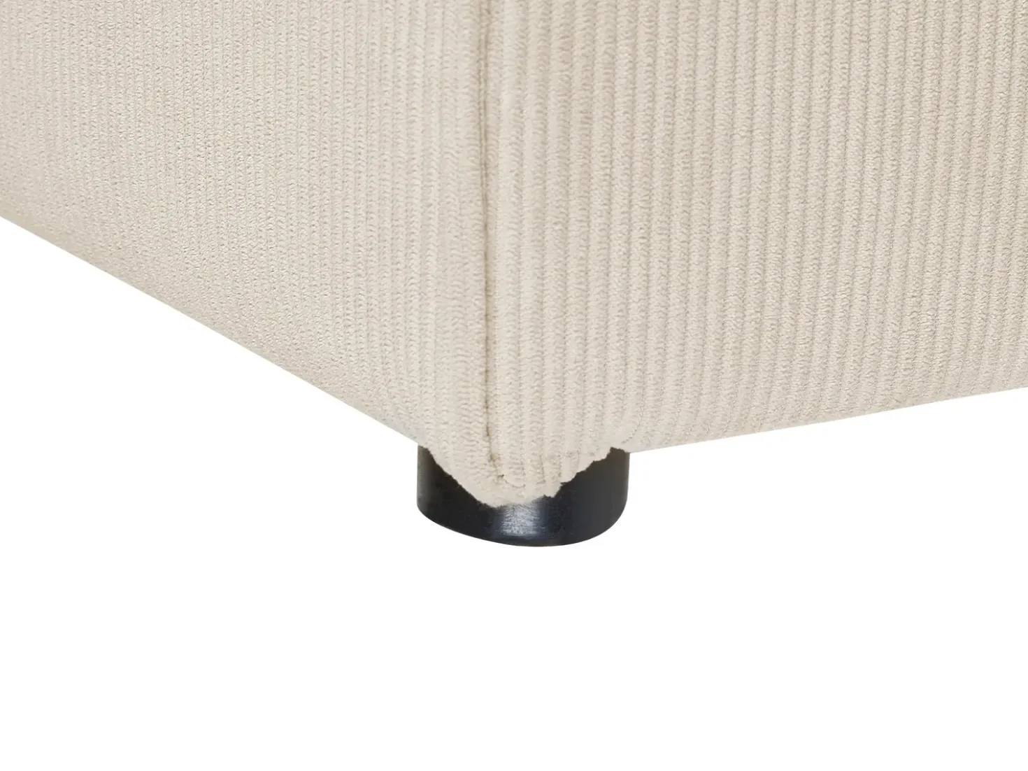 Divano modulare 3 posti LEMVIG Velluto a coste Beige chiaro