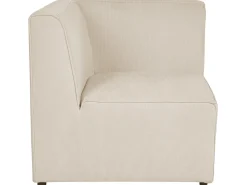 Divano modulare 3 posti LEMVIG Velluto a coste Beige chiaro