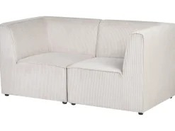 Divano modulare 2 posti LEMVIG Velluto a coste Beige