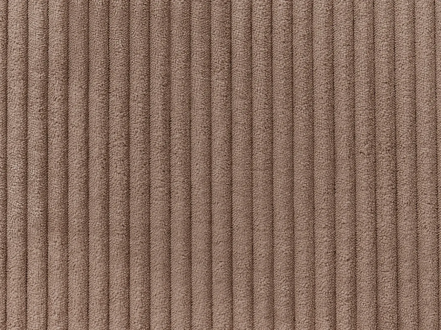 Divano modulare 2 posti LEMVIG Velluto a coste Beige sabbia