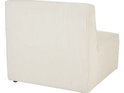 Divano modulare 3 posti LEMVIG Velluto a coste Beige chiaro con ottomana