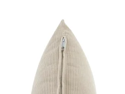 Divano modulare 3 posti LEMVIG Velluto a coste Beige chiaro con ottomana
