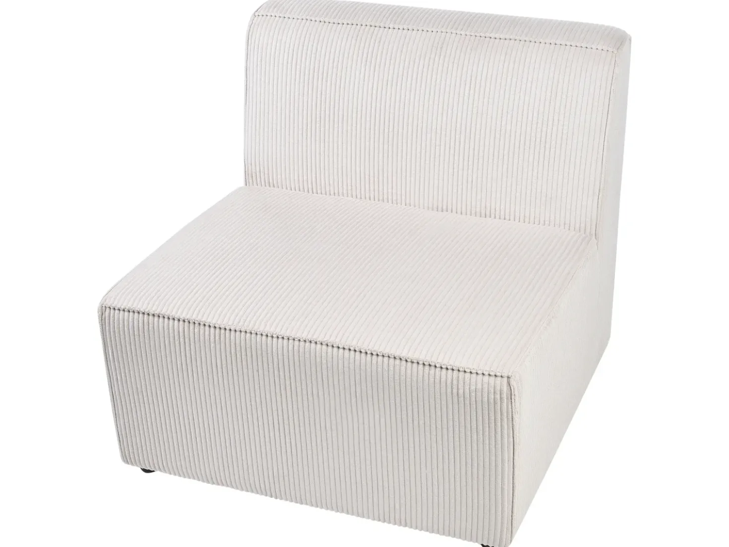 Divano modulare 3 posti LEMVIG Velluto a coste Beige