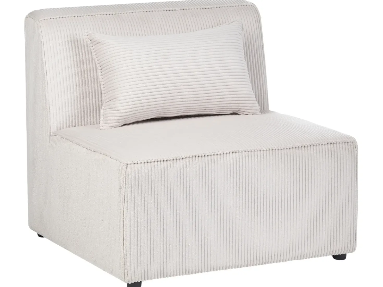 Divano modulare 3 posti LEMVIG Velluto a coste Beige