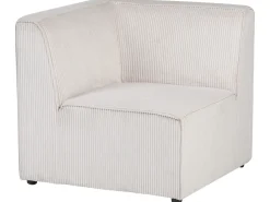 Divano modulare 3 posti LEMVIG Velluto a coste Beige
