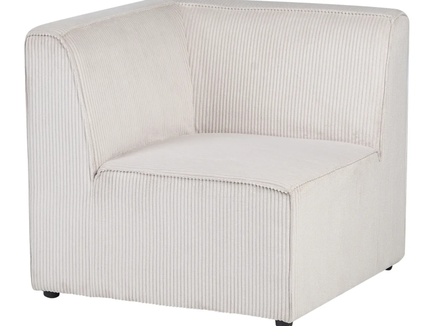 Divano modulare 3 posti LEMVIG Velluto a coste Beige