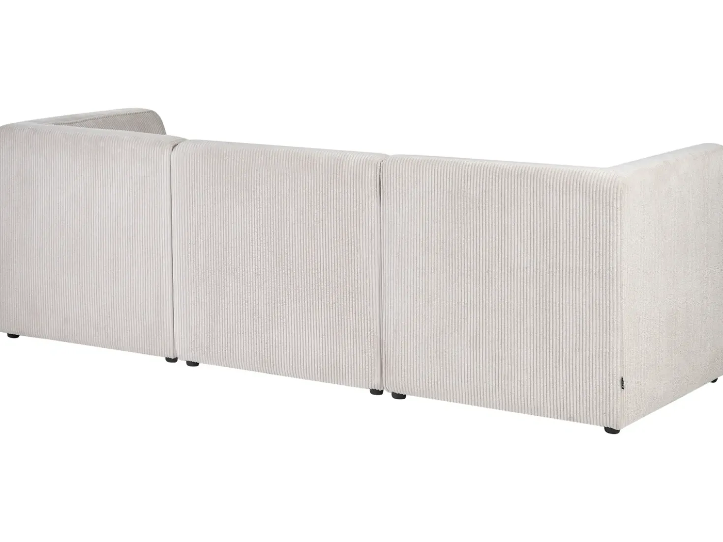 Divano modulare 3 posti LEMVIG Velluto a coste Beige