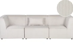 Divano modulare 3 posti LEMVIG Velluto a coste Beige