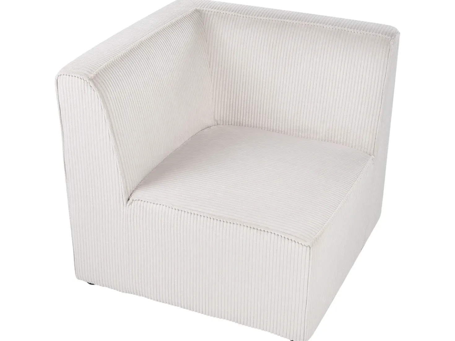 Divano modulare 3 posti LEMVIG Velluto a coste Beige