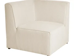 Divano modulare 2 posti LEMVIG Velluto a coste Beige chiaro