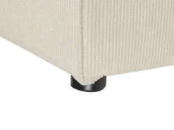 Divano modulare 2 posti LEMVIG Velluto a coste Beige chiaro