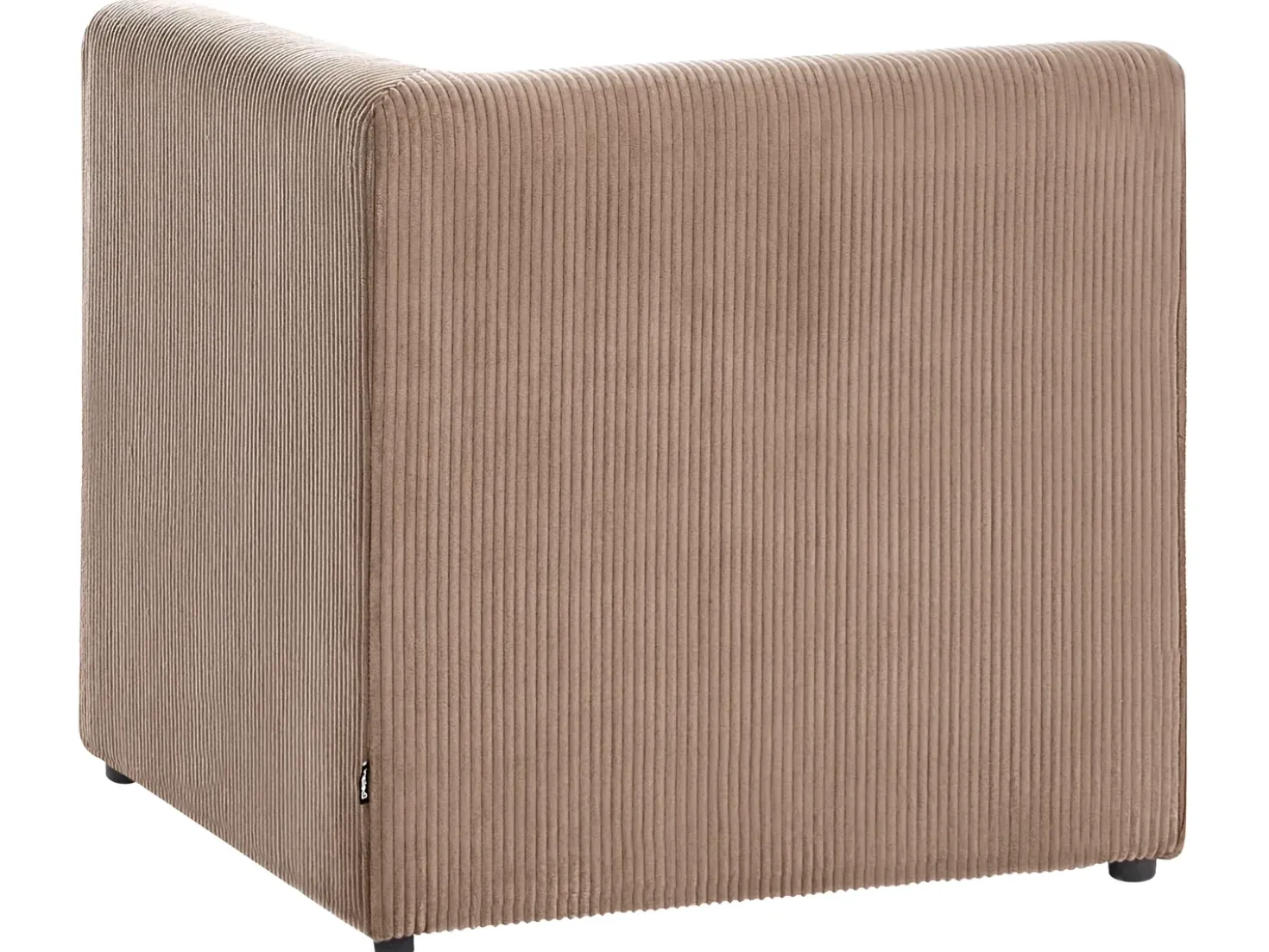 Divano modulare 3 posti LEMVIG Velluto a coste Beige sabbia