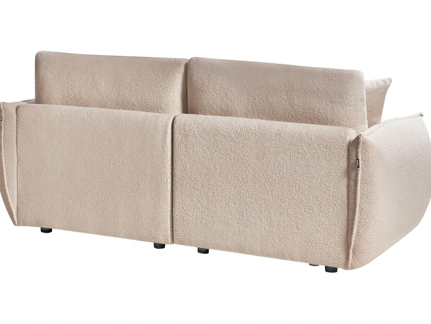 Divano modulare 2 posti MESNALI Bouclé Beige