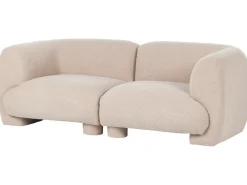 Divano modulare 2 posti MJALBI Bouclé Beige