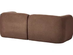 Divano modulare 2 posti MJALBI Bouclé Marrone