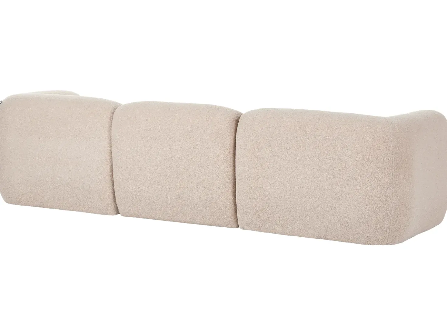 Divano modulare 3 posti MJALBI Bouclé Beige