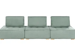 Divano modulare 3 posti TIBRO Tessuto Verde chiaro