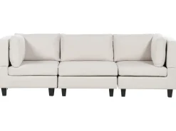 Divano modulare 3 posti UNSTAD Tessuto Beige chiaro