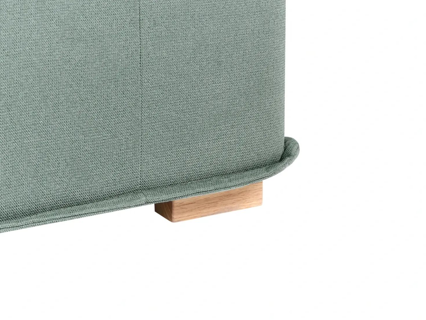 Divano modulare a U 8 posti TIBRO Tessuto Verde chiaro
