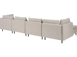 Divano modulare a U 4 posti EGERIS Tessuto Beige
