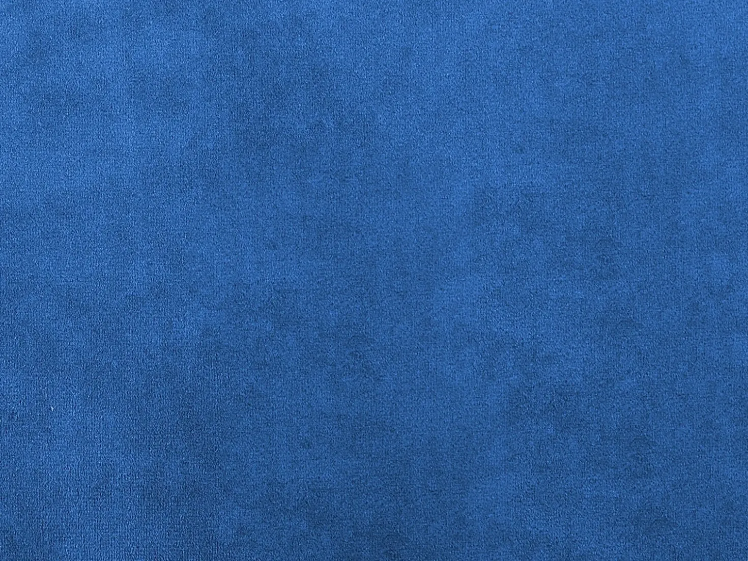 Divano modulare a U 6 posti EVJA Velluto Blu marino con ottomana