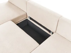 Divano modulare a U NERBO Bouclé Beige