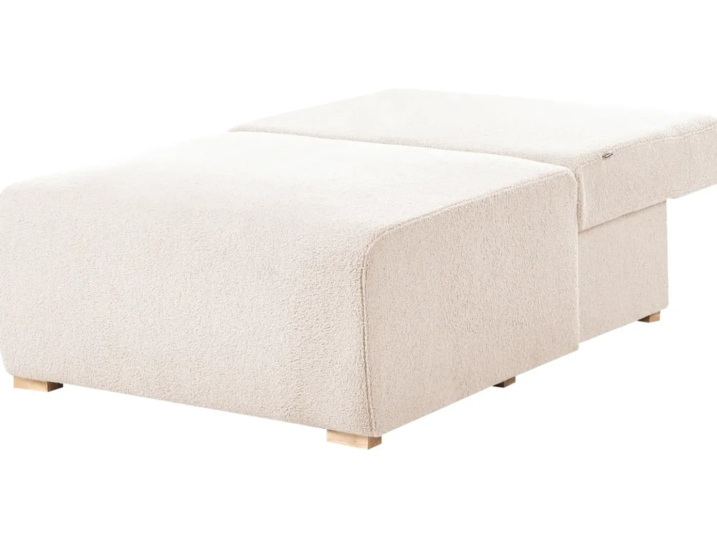 Divano modulare a U NERBO Bouclé Beige