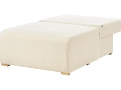 Divano modulare a U NERBO Bouclé Bianco sporco