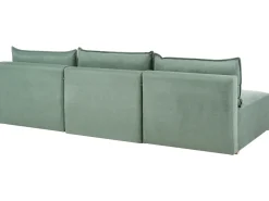 Divano modulare a U NERBO Tessuto Verde chiaro