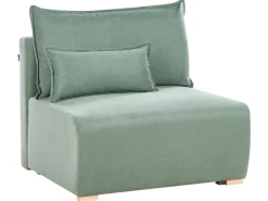 Divano modulare a U NERBO Tessuto Verde chiaro