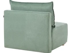 Divano modulare a U NERBO Tessuto Verde chiaro