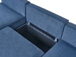 Divano modulare a U NERBO Tessuto Blu