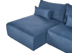 Divano modulare a U NERBO Tessuto Blu