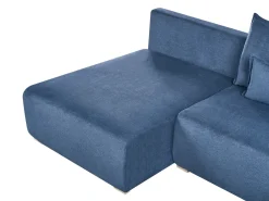 Divano modulare a U NERBO Tessuto Blu