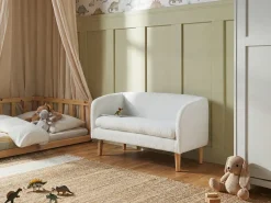 Divano per bambini DAGALI Bouclé Bianco