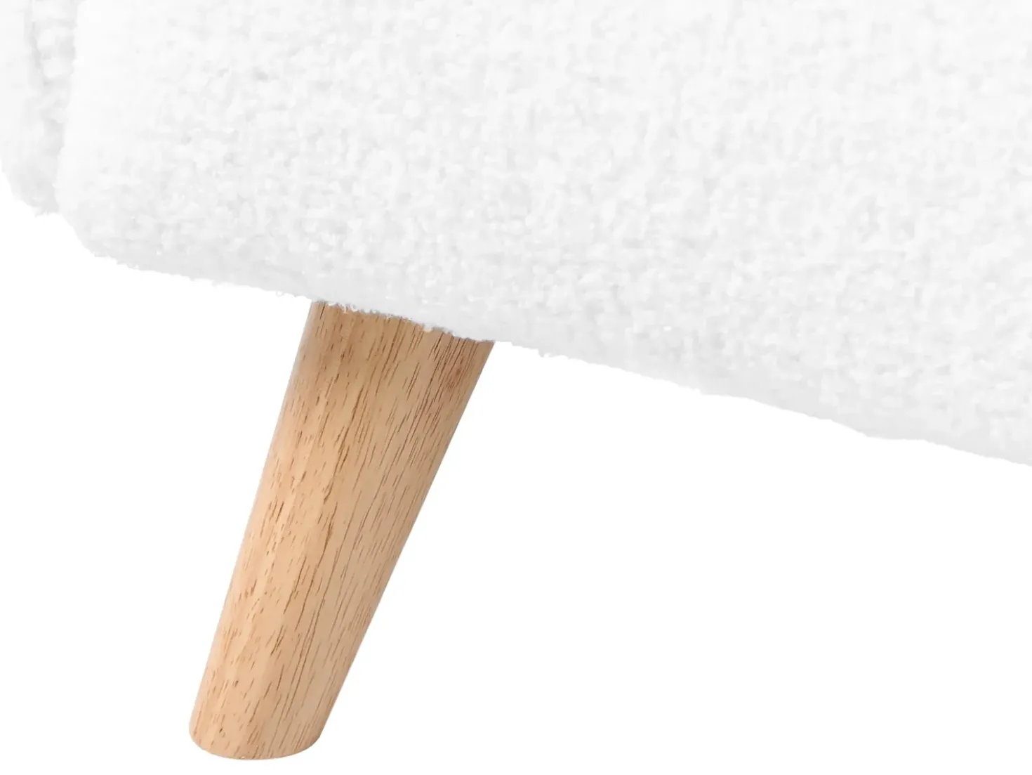 Divano per bambini OTTAL Bouclé Bianco