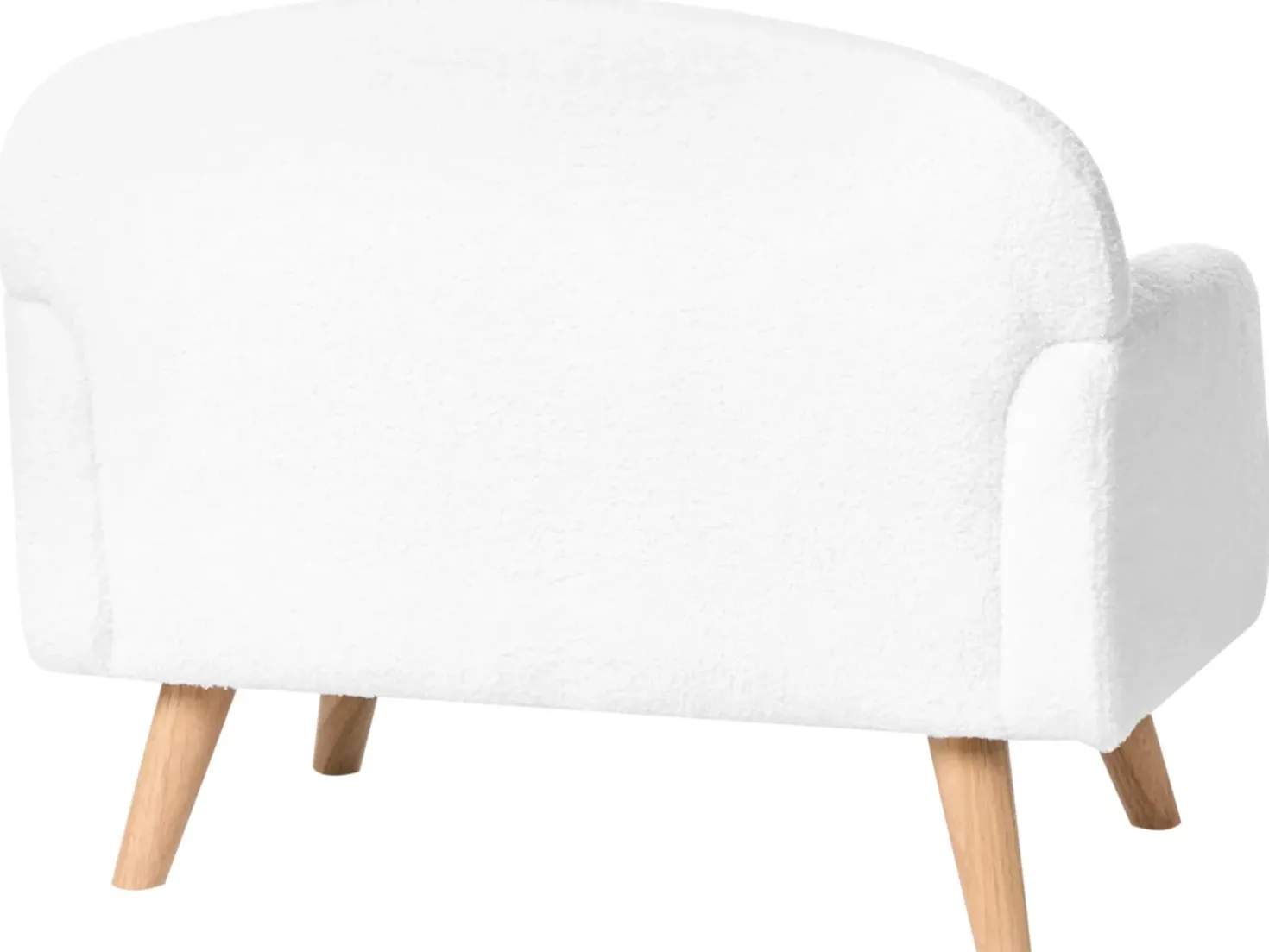 Divano per bambini OTTAL Bouclé Bianco